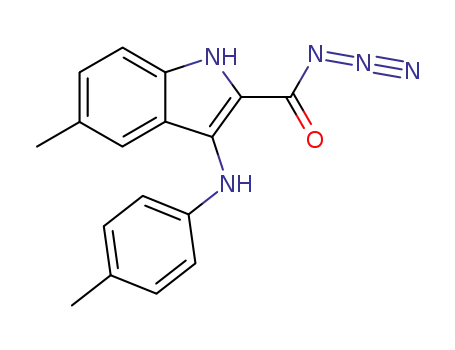 5-Methyl-3-p-tolylamino-1H-indole-2-carbonyl azide