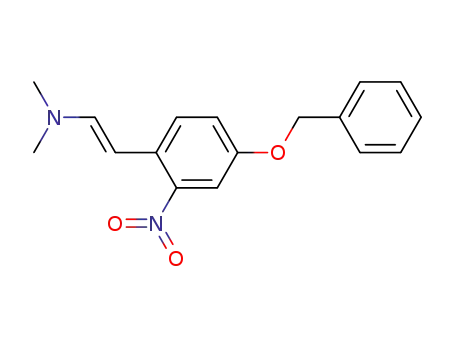 Molecular Structure of 99474-13-2 ((E)-5-(benzyloxy)-2-<2-(dimethylamino)vinyl>nitrobenzene)