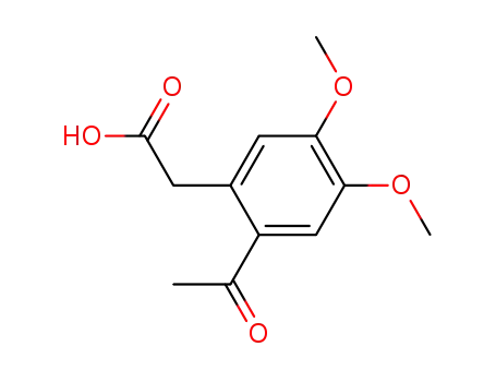 (2-Acetyl-4,5-dimethoxyphenyl)acetic acid