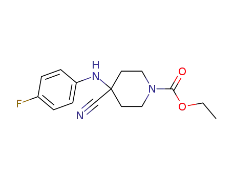 에틸 4- 시아 노 -4-[(4- 플루오로 페닐) 아미노] 피 페리 딘 -1- 카르 복실 레이트