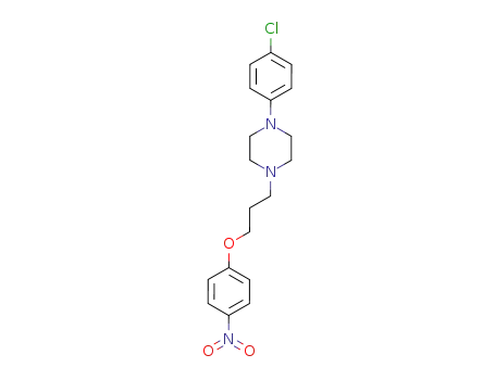 Piperazine, 1-(4-chlorophenyl)-4-(3-(4-nitrophenoxy)propyl)-