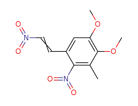 2-nitro-3-methyl-4,5-dimethoxy-β-nitrostyrene