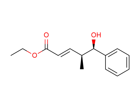 Ethyl (4S,5S)-5-hydroxy-4-methyl-5-phenyl-2-pentenoate