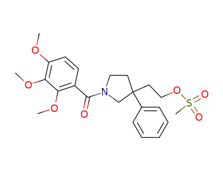 1-(2,3,4-trimethoxybenzoyl)-3-phenyl-3-(2-methanesulfonyloxyethyl)pyrrolidine
