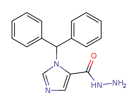 3-benzhydryl-3<i>H</i>-imidazole-4-carboxylic acid hydrazide