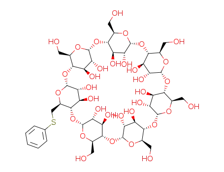 Molecular Structure of 103814-29-5 (6-deoxy-6-phenylthio-β-cyclodextrin)
