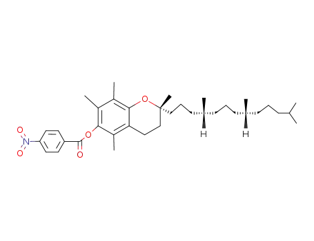 Molecular Structure of 102672-59-3 (DL-α-tocopherol 4-nitrobenzoate)