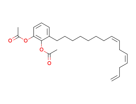3-<(8Z,11Z)-8,11,14-pentadecatrienyl>catechol diacetate