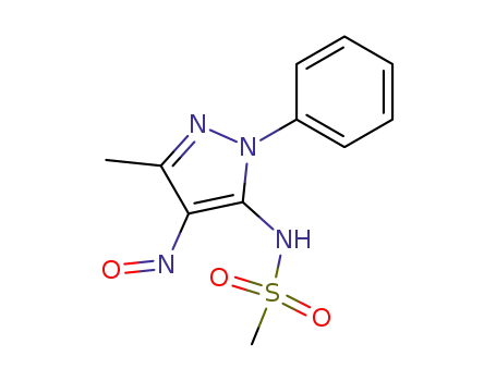 1-Phenyl-3-methyl-4-nitroso-5-methanesulfonamidopyrazole