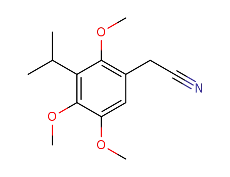 2,4,5-Trimethoxy-3-isopropylphenylacetonitrile