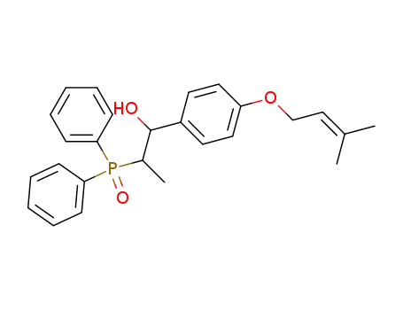 threo-2-diphenylphosphinoyl-1-<4-(3-methylbut-2-enyloxy)>phenylpropan-1-ol
