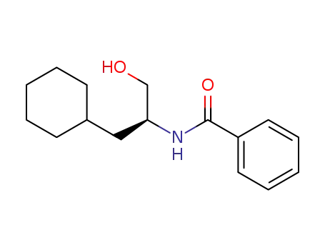 Molecular Structure of 129593-15-3 ((-)-N-((S)-1-hydroxy-3-cyclohexylpropyl)benzamide)