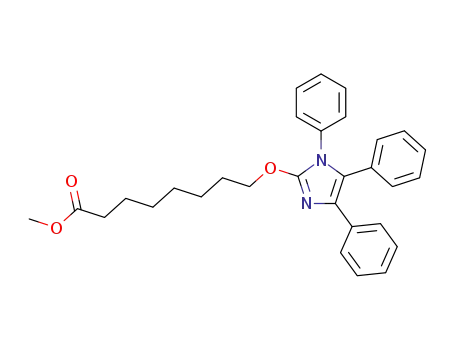 Methyl 8-[(1,4,5-triphenyl-1H-imidazol-2-yl)oxy]octanoate