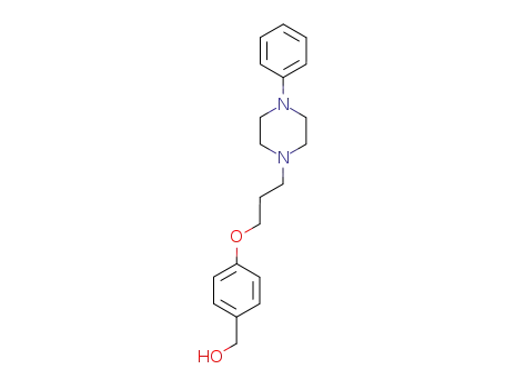 Molecular Structure of 119321-63-0 ({4-[3-(4-phenylpiperazin-1-yl)propoxy]phenyl}methanol)