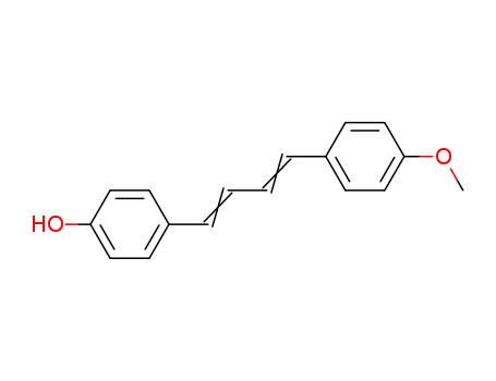 Phenol, 4-[4-(4-methoxyphenyl)-1,3-butadienyl]-, (E,E)-