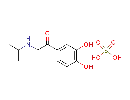 Ethanone, 1- (3,4-dihydroxyphenyl)-2-[(1-methylethyl)amino]-, sulfate (1:1) (salt)