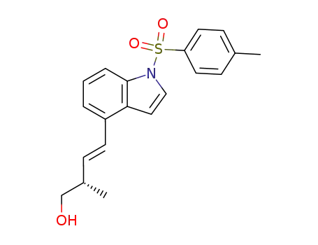 <3S-(E)>-4-(4-hydroxy-3-methyl-1-butenyl)-1-<(4-methylphenyl)sulfonyl>-1H-indole