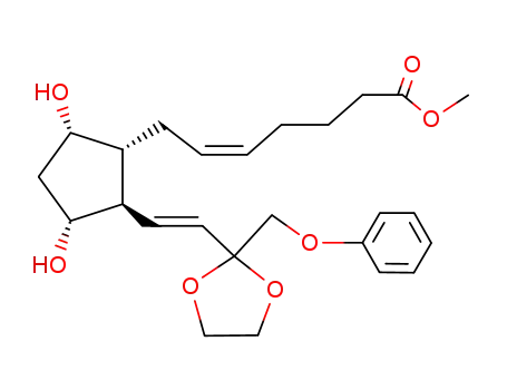 15-Deoxy-15,15-ethylenedioxy-16-phenoxy-17,18,19,20-tetranor-pgf2-alpha methyl ester