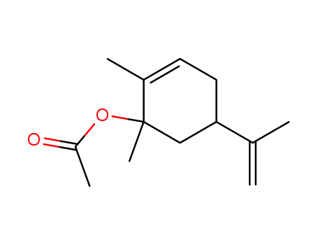 Molecular Structure of 344884-15-7 (Acetic acid 5-isopropenyl-1,2-dimethyl-cyclohex-2-enyl ester)