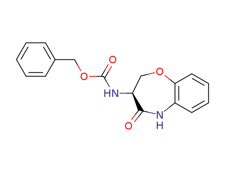Molecular Structure of 99197-92-9 (3(S)-benzyloxycarbonylamino-2,3,4,5-tetrahydro-1,5-benzoxazepine-4-one)