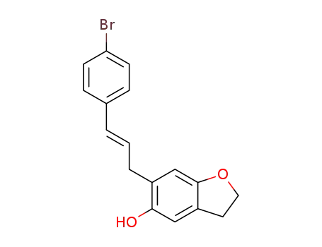 6-<1-(4-bromophenyl)-1-propen-3-yl>-2,3-dihydro-5-benzofuranol