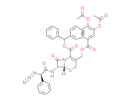 Diphenylmethyl (6R,7R)-7-[(R)-2-Azido-2-phenylacetamido]-3-(3,4-diacetoxybenzoyloxy)methylceph-3-em-4-carboxylate