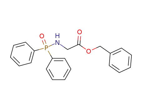 Glycine, N-(diphenylphosphinyl)-, phenylmethyl ester