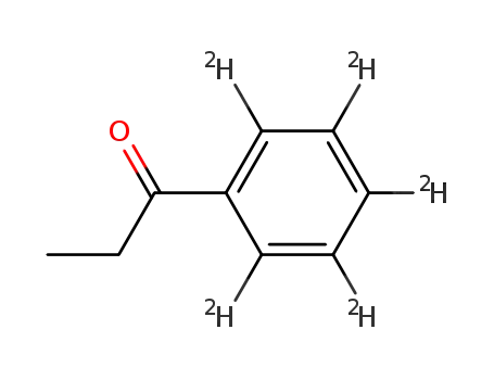 Molecular Structure of 54419-23-7 (PROPIOPHENONE-2',3',4',5',6'-D5)