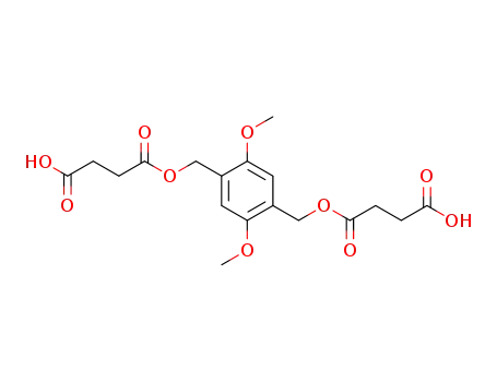 1,4-bis(hydroxymethyl)-2,5-dimethoxybenzene bis(hydrogen succinate)