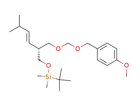 (R)-(E)-1-<(tert-Butyldimethylsilyl)oxy>-2-<<<(p-methoxybenzyl)oxy>methoxy>methyl>-5-methylhex-3-ene