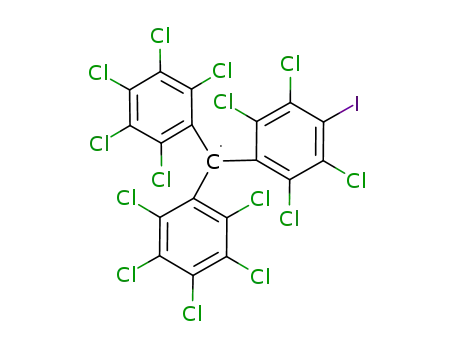 4-iodotetradecachlorotriphenylmethyl radical