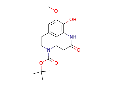 8-methoxy-9-hydroxy-4-<(tert-butyloxy)carbonyl>-3a,4,5,6-tetrahydro-1H-benzo<de><1,6>naphthyridin-2(3H)-one