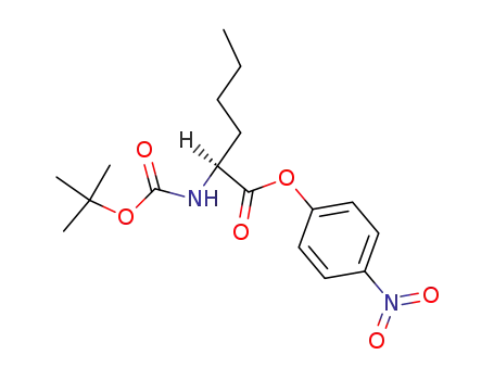 4-nitrophenyl (S)-2-((tert-butoxycarbonyl)amino)hexanoate