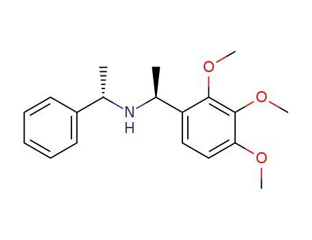 Molecular Structure of 122078-22-2 ((1S,1'S)-N-(1'-phenylethyl)-1-(2'',3'',4''-trimethoxyphenyl)ethylamine)