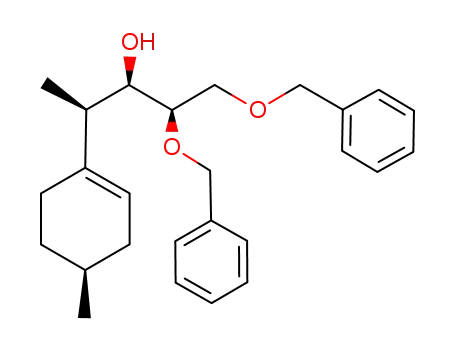 (2R,3R,4R)-1,2-Bis-benzyloxy-4-((S)-4-methyl-cyclohex-1-enyl)-pentan-3-ol