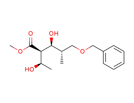 (2R,3S,4S)-5-Benzyloxy-3-hydroxy-2-((R)-1-hydroxy-ethyl)-4-methyl-pentanoic acid methyl ester
