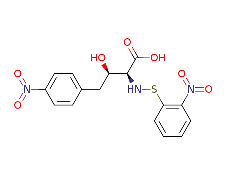(2S,3R)-2-<<(2-Nitrophenyl)sulfenyl>amino>-3-hydroxy-4-(4-nitrophenyl)butanoic acid