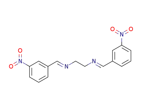 Molecular Structure of 81928-79-2 (1-(3-nitrophenyl)-N-[2-[(3-nitrophenyl)methylideneamino]ethyl]methanimine)
