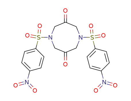 Molecular Structure of 202211-17-4 (1,5-Diazocine-3,7(2H,4H)-dione,
tetrahydro-1,5-bis[(4-nitrophenyl)sulfonyl]-)
