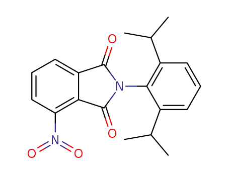Molecular Structure of 114215-37-1 (1H-Isoindole-1,3(2H)-dione, 2-[2,6-bis(1-methylethyl)phenyl]-4-nitro-)