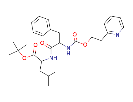 tert-butyl 4-methyl-2-[[3-phenyl-2-(2-pyridin-2-ylethoxycarbonylamino)propanoyl]amino]pentanoate cas  87136-62-7