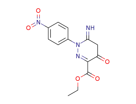 6-Imino-1-(4-nitro-phenyl)-4-oxo-1,4,5,6-tetrahydro-pyridazine-3-carboxylic acid ethyl ester