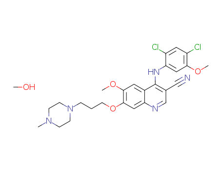 4-(2,4-dichloro-5-methoxyanilino)-6-methoxy-7-[3-(4-methylpiperazin-1-yl)propoxy]quinoline-3-carbonitrile,methanol