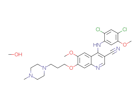Molecular Structure of 918639-10-8 (Bosutinib Methanoate)