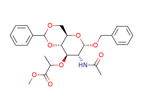 벤질 N-아세틸-4,6-O-벤질리덴-α-이소무라믹산 메틸 에스테르