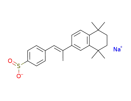 sodium 4-[(1E)-2-(5,5,8,8-tetramethyl-5,6,7,8-tetrahydronaphthalen-2-yl)prop-1-en-1-yl]benzenesulfinate