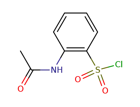 Molecular Structure of 71905-93-6 (2-(ACETYLAMINO)BENZENESULFONYL CHLORIDE)