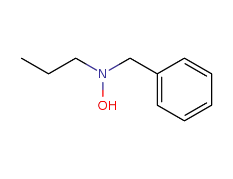 Molecular Structure of 65616-27-5 (Benzenemethanamine, N-hydroxy-N-propyl-)
