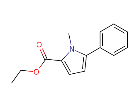 1H-Pyrrole-2-carboxylic acid, 1-methyl-5-phenyl-, ethyl ester