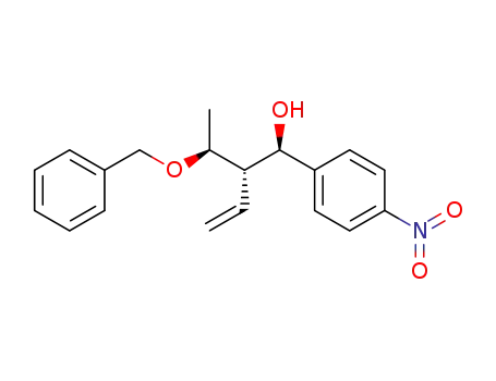 (1R,2S)-2-((S)-1-Benzyloxy-ethyl)-1-(4-nitro-phenyl)-but-3-en-1-ol